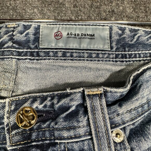 AG Adriano Goldschmied Jeans Mens 30 Straight Light Cotton Stretch Broken In - Picture 5 of 9